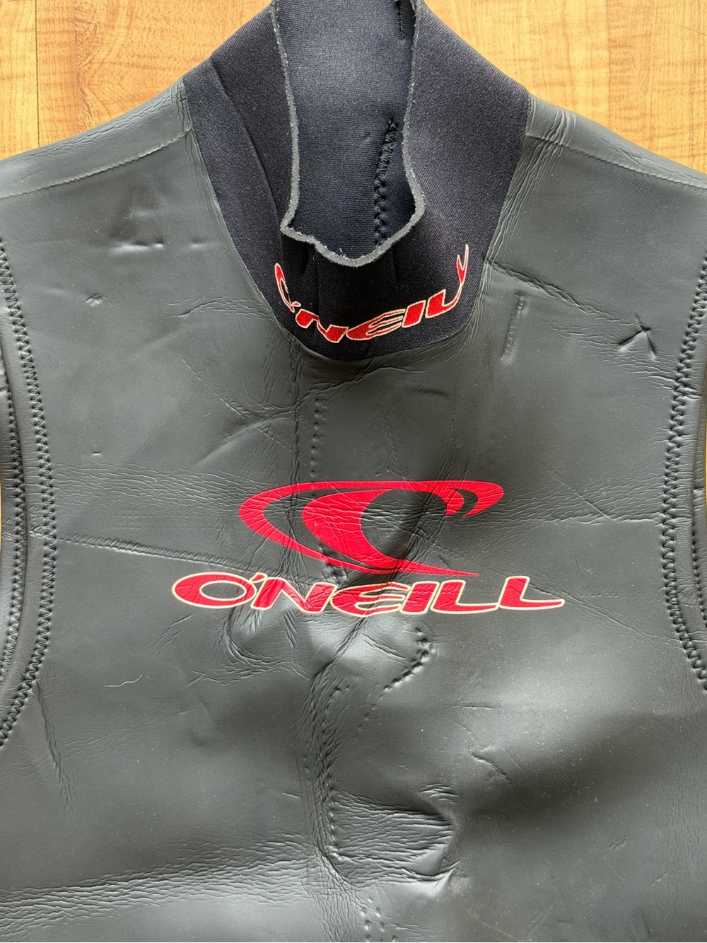 O’Neill Men’s XL Long John Sleeveless Full Wetsuit Black Red Neoprene - Picture 4 of 11